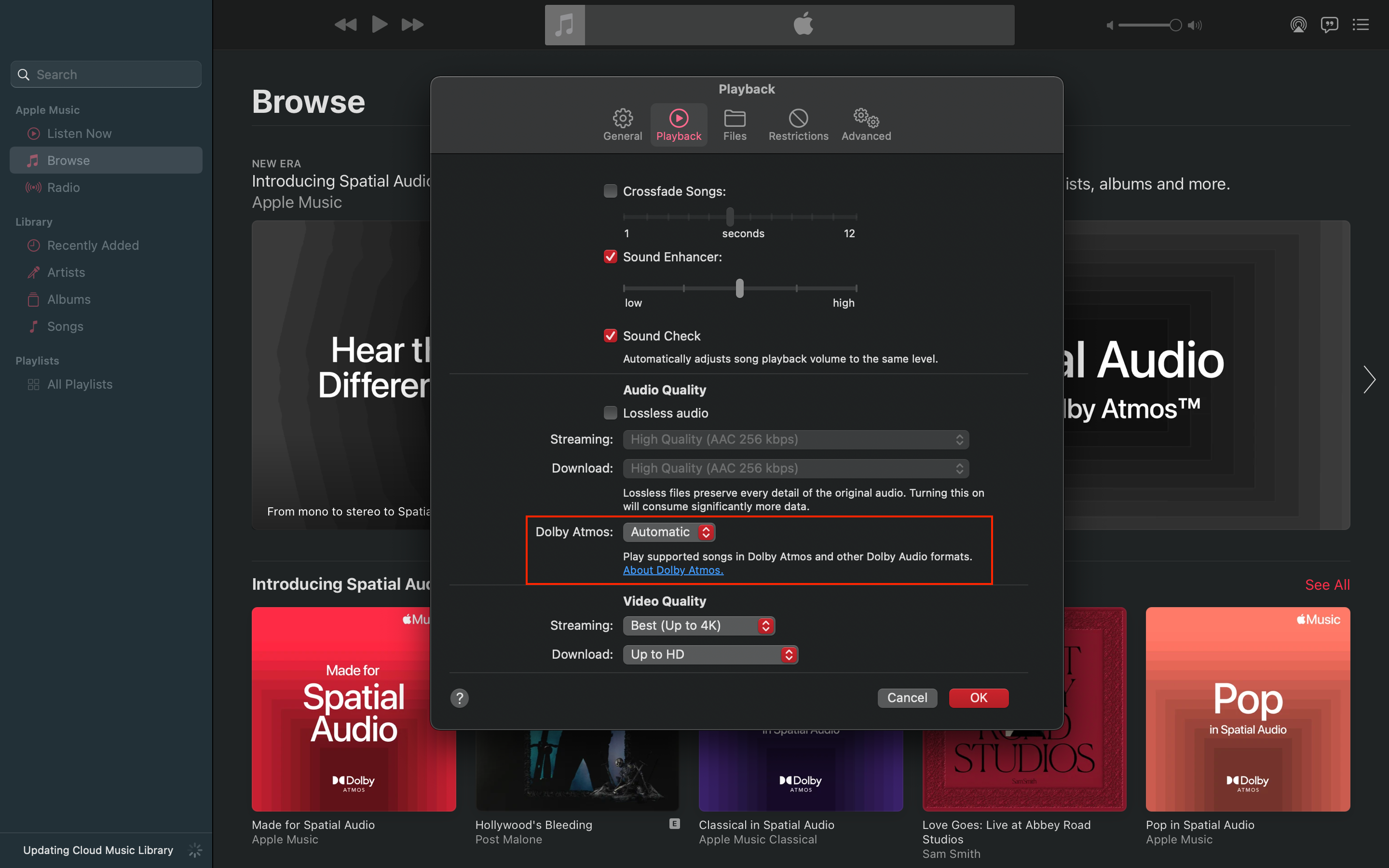 Enable Dolby Atmos in Apple Music on Android