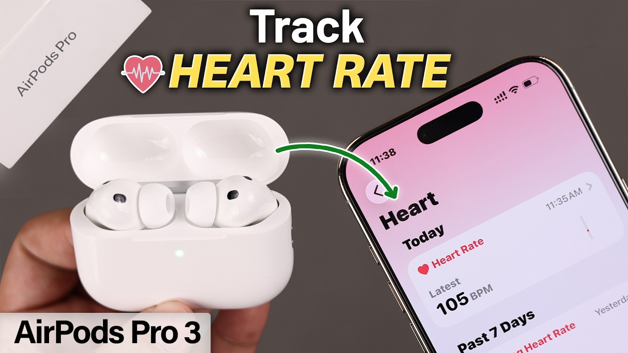 Check Heart Rate With AirPods Pro 3